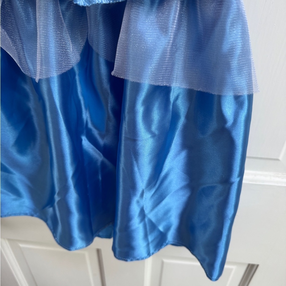 NWOT Disney Girls Size 4 - 6 Cinderella Blue and Pink 2 Piece Dress Up Costume - Picture 5 of 11